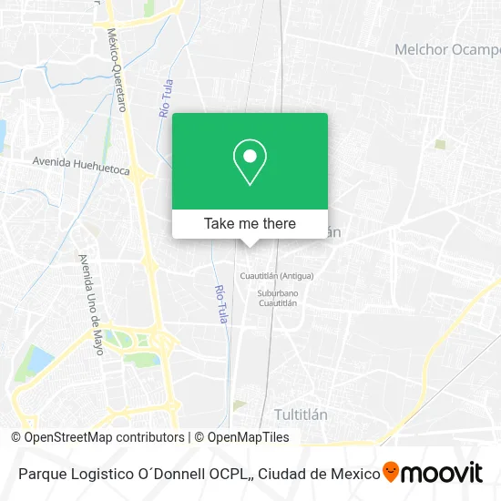 Parque Logistico O´Donnell OCPL, map