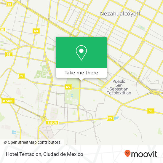 Hotel Tentacion map