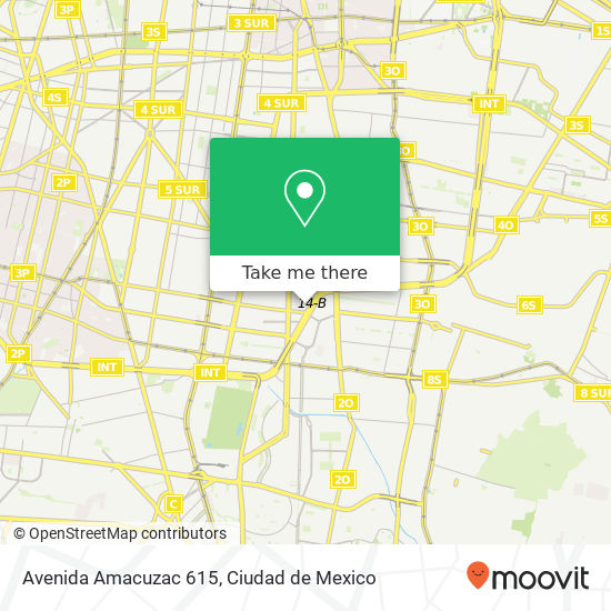 Avenida Amacuzac 615 map