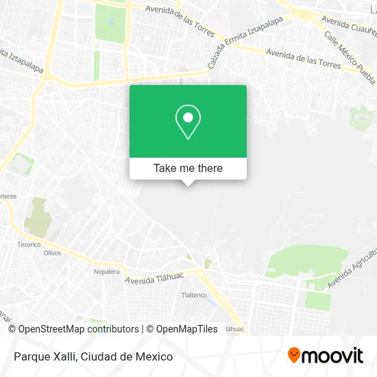 Parque Xalli map