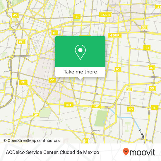 ACDelco Service Center map