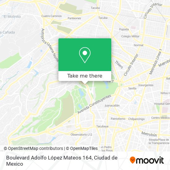 Boulevard Adolfo López Mateos 164 map