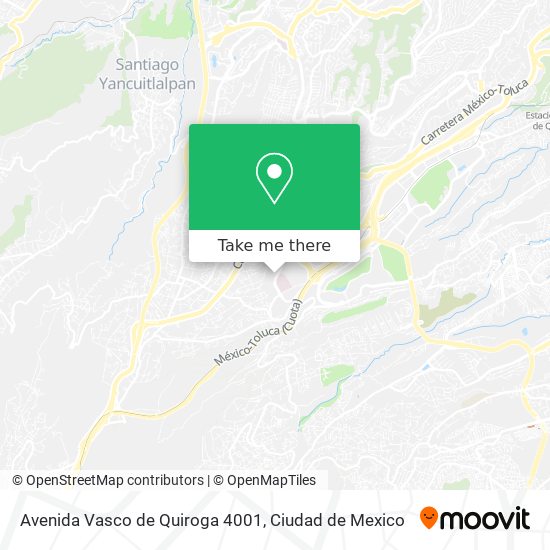 Mapa de Avenida Vasco de Quiroga 4001