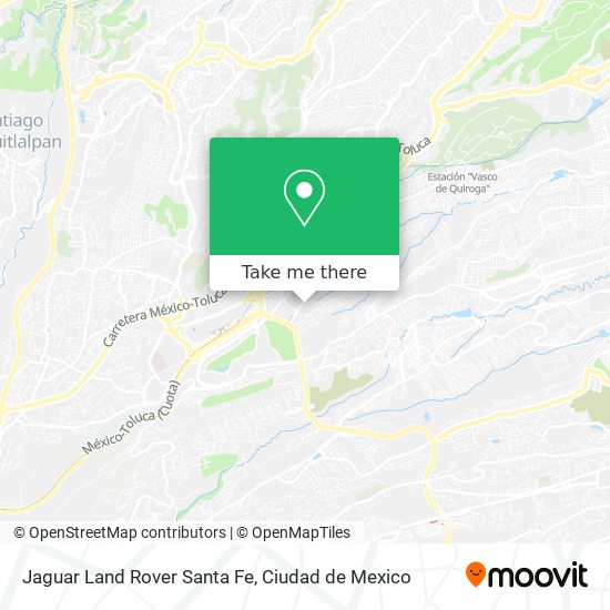 Jaguar Land Rover Santa Fe map