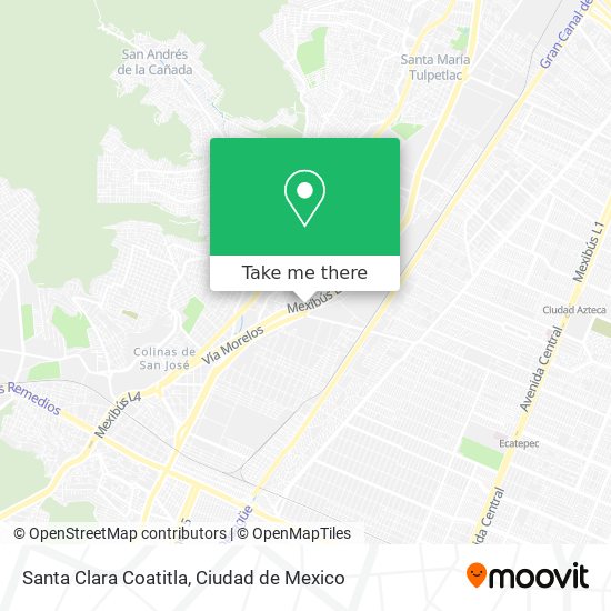 Mapa de Santa Clara Coatitla
