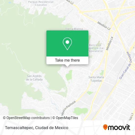 Mapa de Temascaltepec