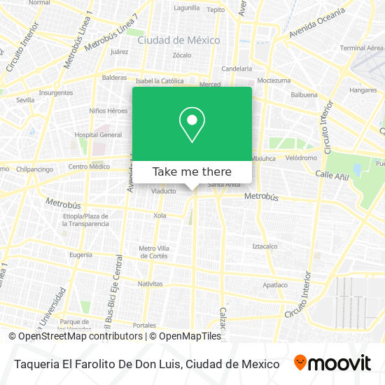 Taqueria El Farolito De Don Luis map