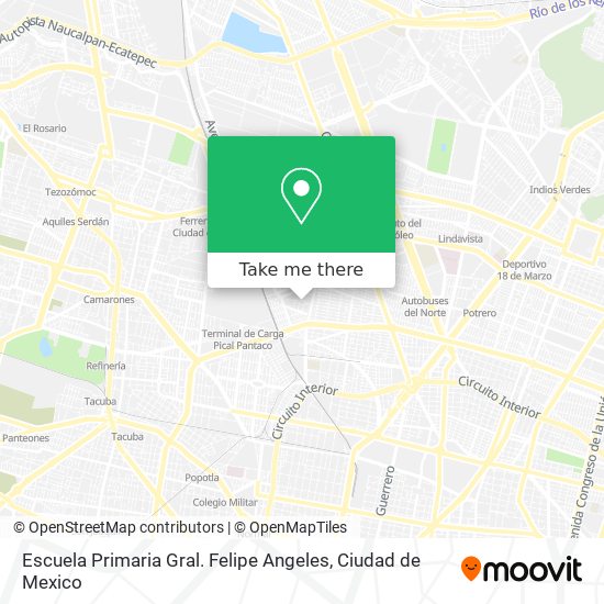 Mapa de Escuela Primaria Gral. Felipe Angeles