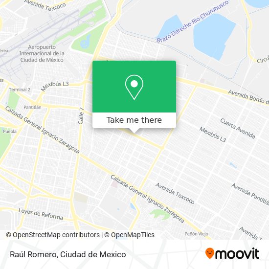 Raúl Romero map