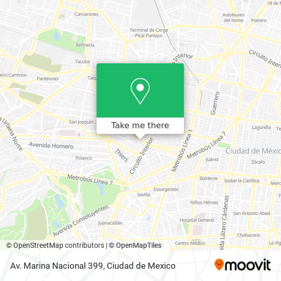 Av. Marina Nacional 399 map