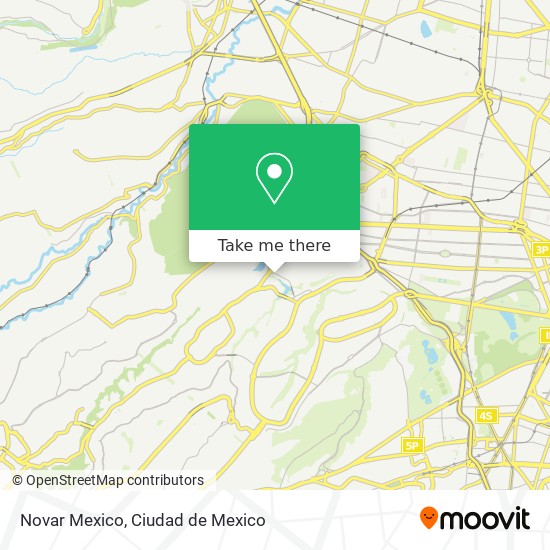 Novar Mexico map