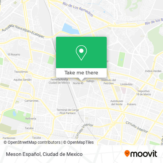 Meson Español map