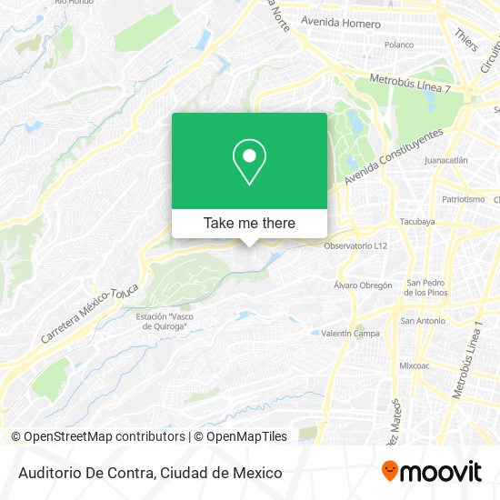 Auditorio De Contra map