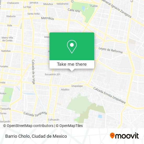 Barrio Cholo map