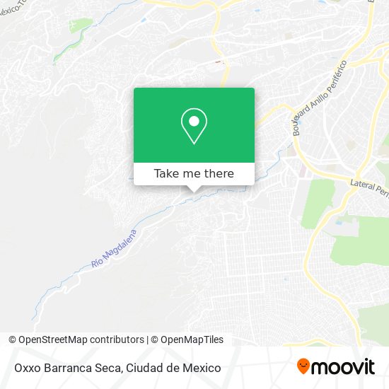 Oxxo Barranca Seca map