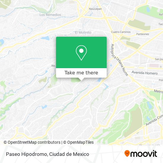 Paseo Hipodromo map