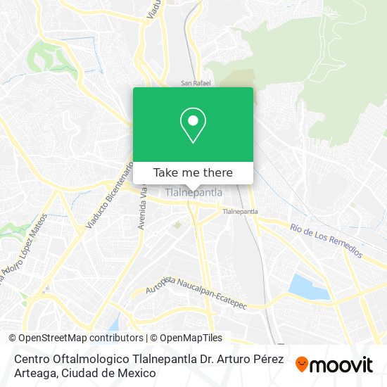 Centro Oftalmologico Tlalnepantla  Dr. Arturo Pérez Arteaga map