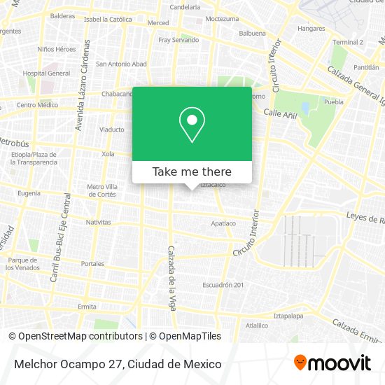 Melchor Ocampo 27 map