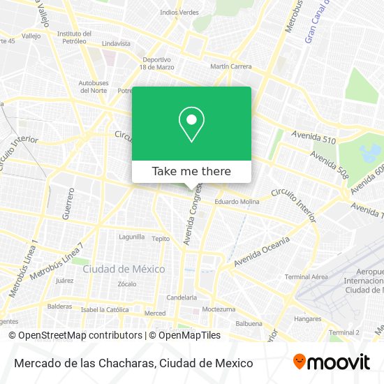 Mercado de las Chacharas map