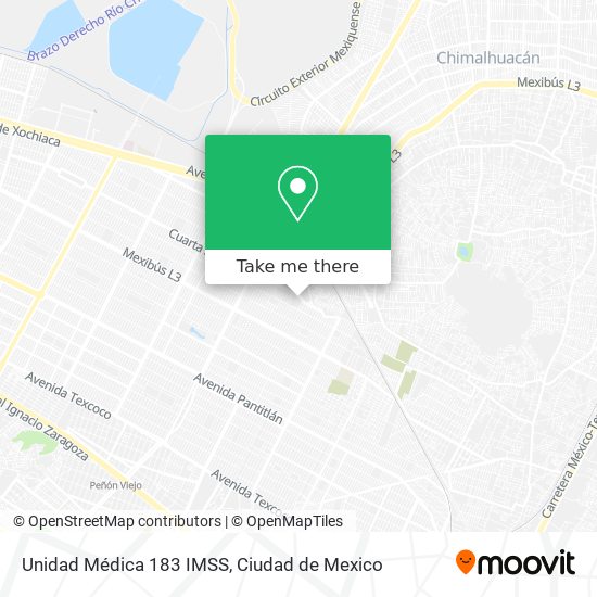 Unidad Médica 183 IMSS map
