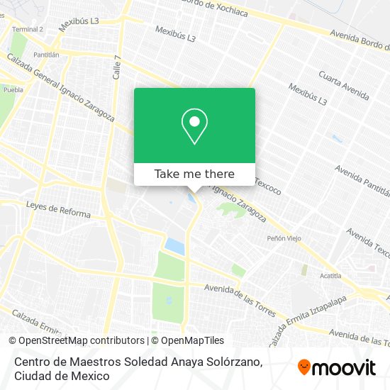 Centro de Maestros Soledad Anaya Solórzano map