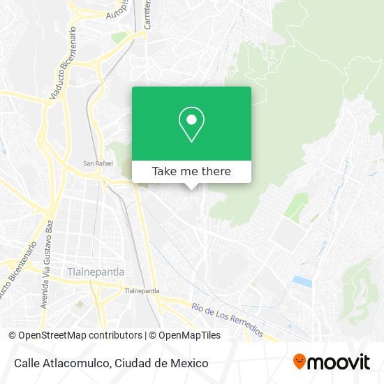 Calle Atlacomulco map