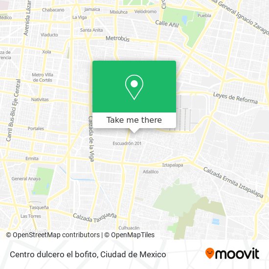 Mapa de Centro dulcero el bofito