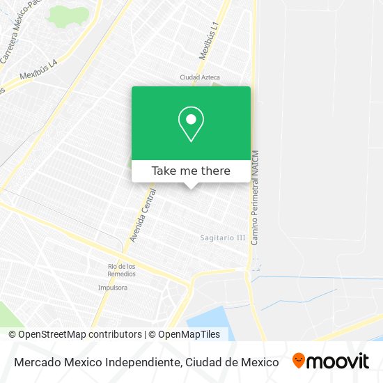 Mercado Mexico Independiente map