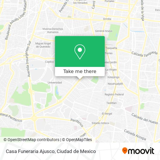 Casa Funeraria Ajusco map