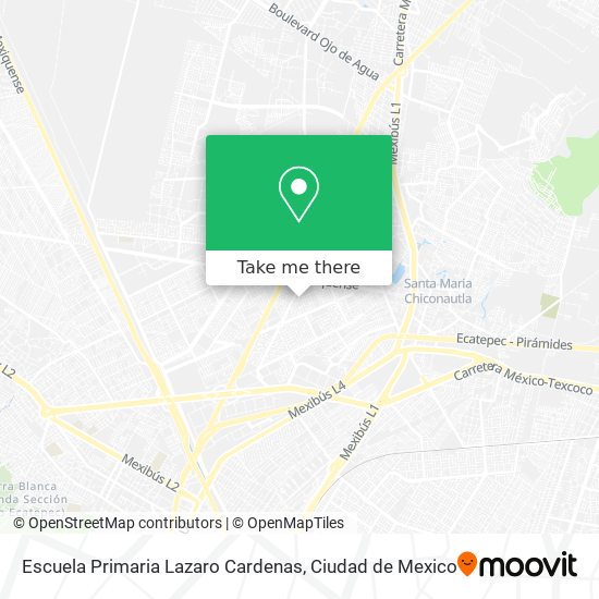 Escuela Primaria Lazaro Cardenas map