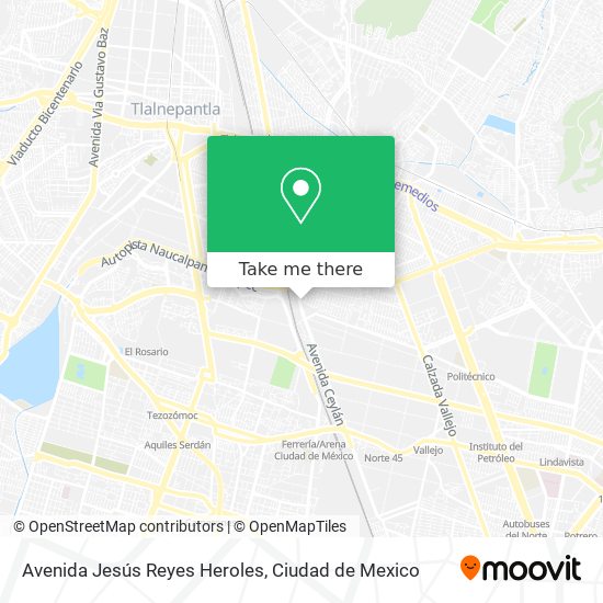Avenida Jesús Reyes Heroles map