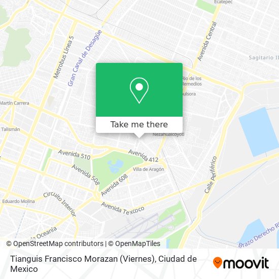 Tianguis Francisco Morazan (Viernes) map