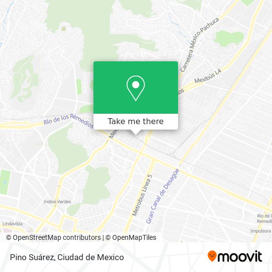 Mapa de Pino Suárez
