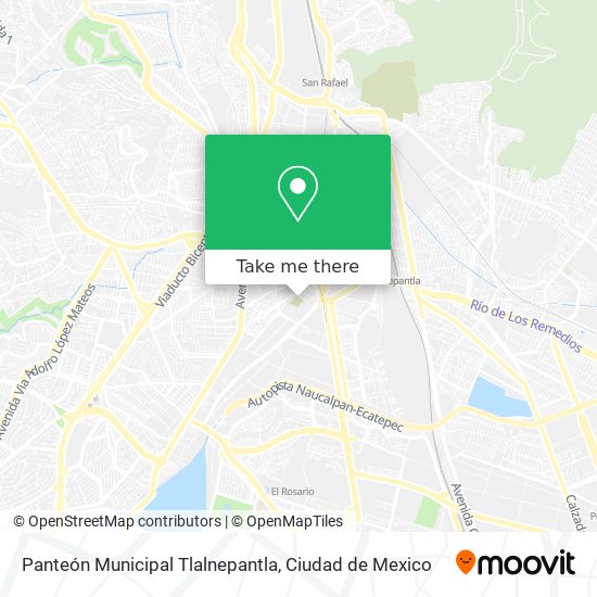 Panteón Municipal Tlalnepantla map