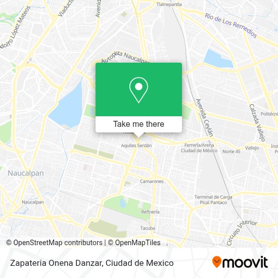 How to get to Zapateria Onena Danzar in Tultitlán by Bus, Metro or Train?