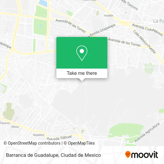 Barranca de Guadalupe map