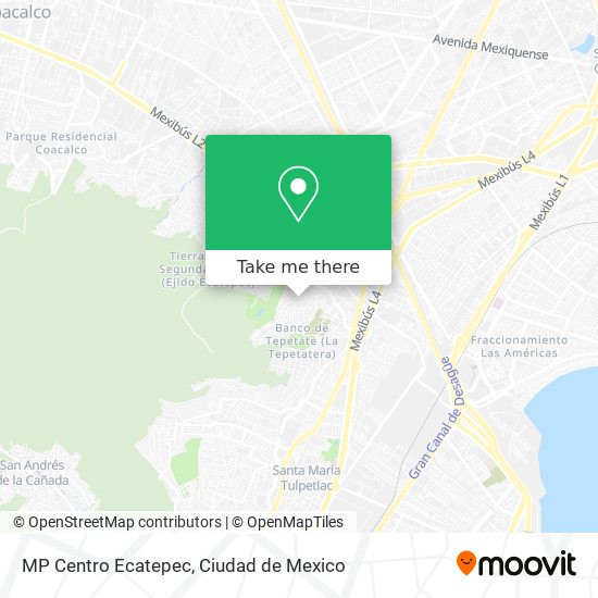 MP Centro Ecatepec map