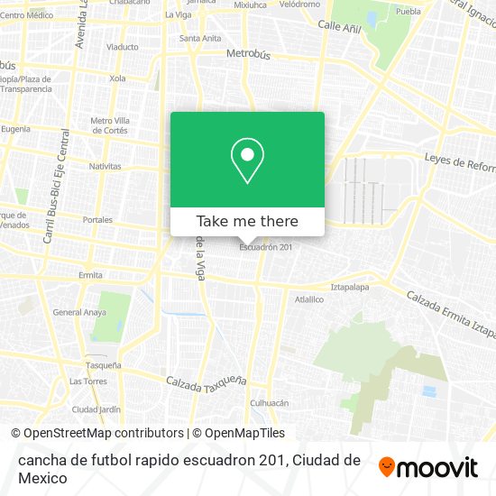 cancha de futbol rapido escuadron 201 map