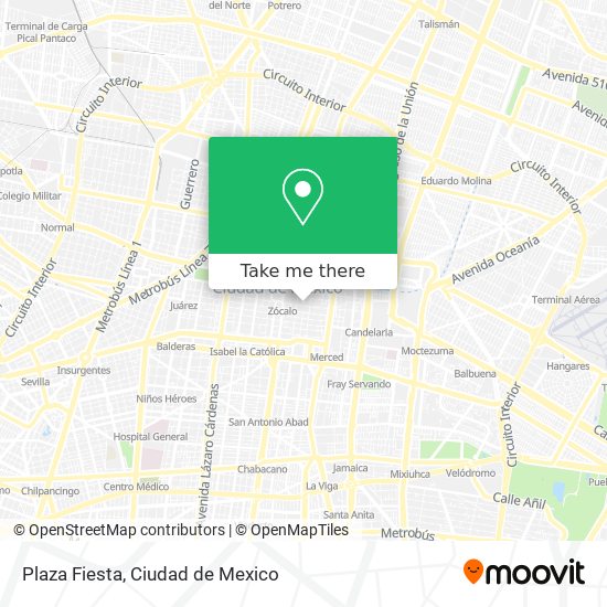 Plaza Fiesta map