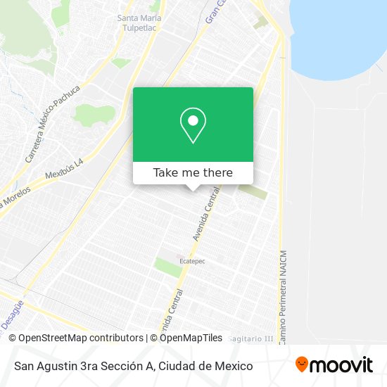 San Agustin 3ra Sección A map