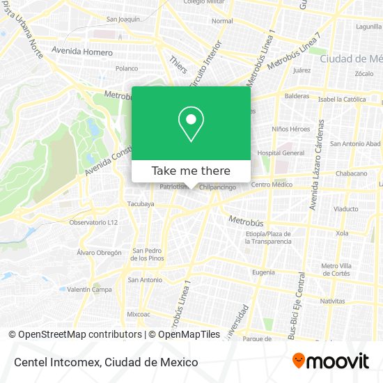 Mapa de Centel Intcomex