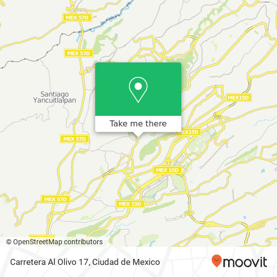 Carretera Al Olivo 17 map