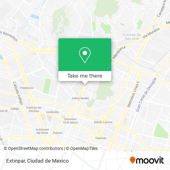 Mapa de Extinpar