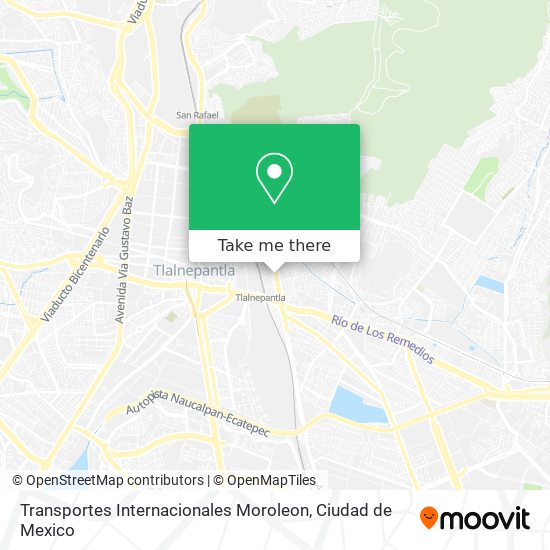 Transportes Internacionales Moroleon map