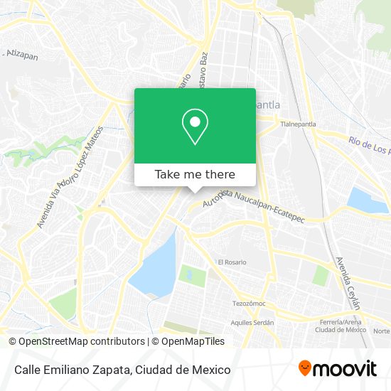 Calle Emiliano Zapata map