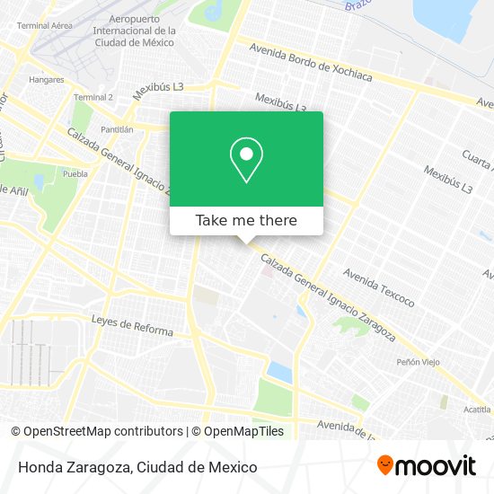 Honda Zaragoza map