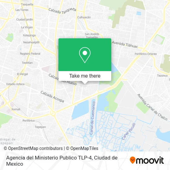 Agencia del Ministerio Publico TLP-4 map