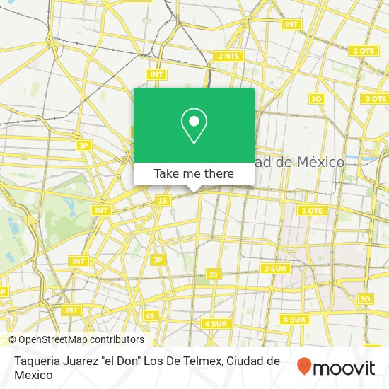 Mapa de Taqueria Juarez "el Don" Los De Telmex