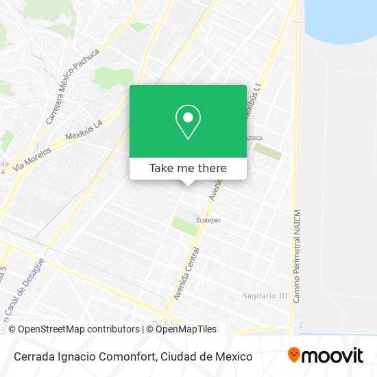 Cerrada Ignacio Comonfort map