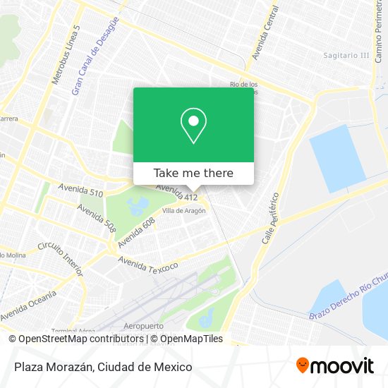 Plaza Morazán map